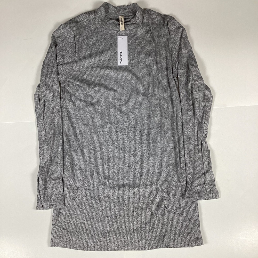 Hello Miz Womens Shirt Or Dress Size L Large Stretch Comfort Casual Maternity